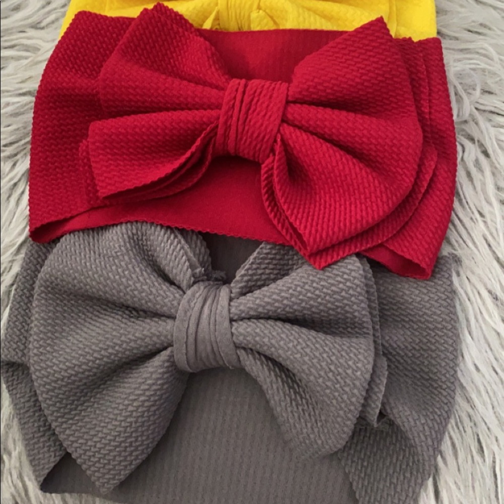 Toddler Girl Bow Bundle of 4 12-18 Months